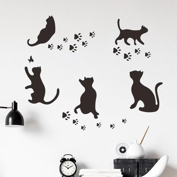 wall stickers 1set removable art diy quote cats decal mural sticker home room decor
wall stickers 1set removable art diy quote cats decal mural sticker home room decor