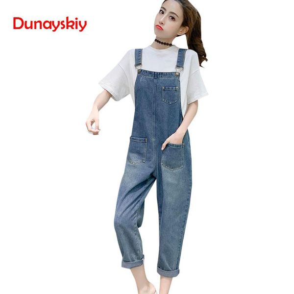 women's jumpsuits & rompers pockets casual jeans sleeveless loose long female 2021 spring summer women strap overalls denim jumpsuit, Black;white
women's jumpsuits & rompers pockets casual jeans sleeveless loose long female 2021 spring summer women strap overalls denim jumpsuit, Black;white