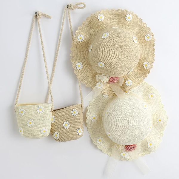 summer new girls straw hat school bag set sunscreen outdoor kids breathable beach hat, Yellow
summer new girls straw hat school bag set sunscreen outdoor kids breathable beach hat, Yellow