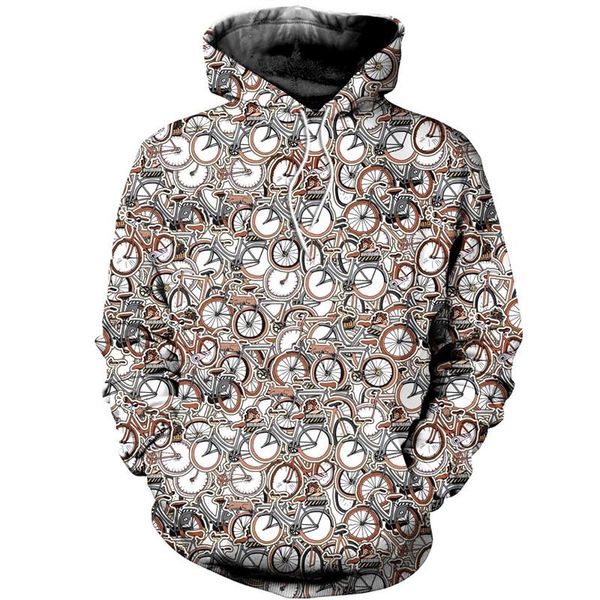 men's hoodies & sweatshirts fashion pattern 3d printed bicycles hoodie / harajuku casual sweatshirt street hip hop, Black
men's hoodies & sweatshirts fashion pattern 3d printed bicycles hoodie / harajuku casual sweatshirt street hip hop, Black