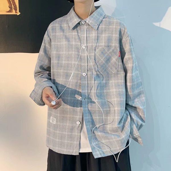 casual plaid shirt men slim fit male long sleeve shirts fashion brand plus size -3xl 2021 spring men's, White;black
casual plaid shirt men slim fit male long sleeve shirts fashion brand plus size -3xl 2021 spring men's, White;black