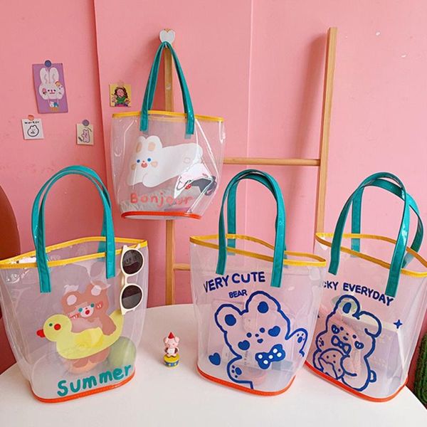 duffel bags fashion transparent pvc handbag women girls sweet lovely bucket bag crystal jelly clear tote cartoon cute bear beach purse
duffel bags fashion transparent pvc handbag women girls sweet lovely bucket bag crystal jelly clear tote cartoon cute bear beach purse