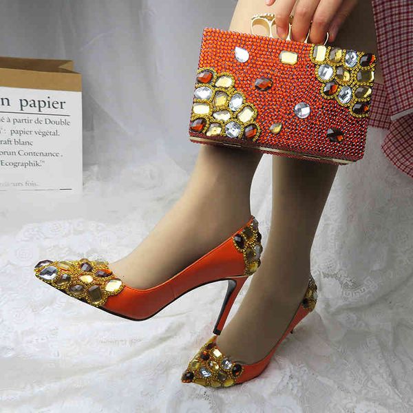 dress shoes sapatos de casamento femininos cristal laranja e com bolsa, salto alto ponta fina, estiloso para mulheres, 12fp, Black
dress shoes sapatos de casamento femininos cristal laranja e com bolsa, salto alto ponta fina, estiloso para mulheres, 12fp, Black
