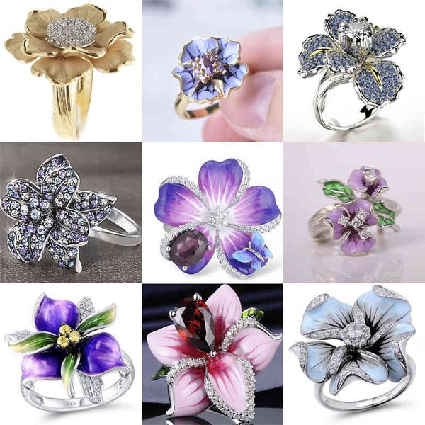 trendy multi-style multi-color zircon red princess cut crystal flower ring for women wedding party jewelry whole sale, Silver
trendy multi-style multi-color zircon red princess cut crystal flower ring for women wedding party jewelry whole sale, Silver