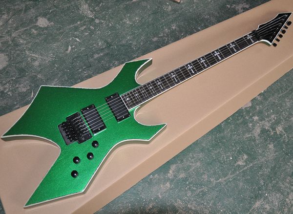 factory outlet green unusual shaped electric guitar with floyd rose,rosewood fretboard,customized color/logo available
factory outlet green unusual shaped electric guitar with floyd rose,rosewood fretboard,customized color/logo available
