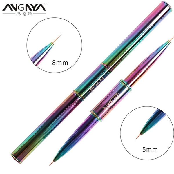 nail brushes colorful crystal handle drawing brush double head liner art painting pen gel polish manicure tools, Yellow
nail brushes colorful crystal handle drawing brush double head liner art painting pen gel polish manicure tools, Yellow