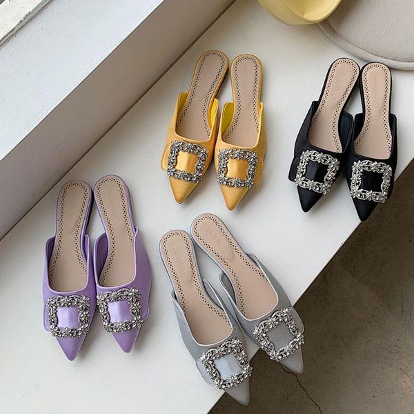 summer women slippers baotou pointed toe rinestone casual flat mules outdoor ladies beach female slides shoes flip flo, Black
summer women slippers baotou pointed toe rinestone casual flat mules outdoor ladies beach female slides shoes flip flo, Black