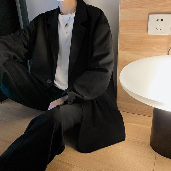 men's suits & blazers homens de negócios blazer alta rua pequeno terno masculino outono vintage cor sólida jaqueta coreano solto bonito, White;black
men's suits & blazers homens de negócios blazer alta rua pequeno terno masculino outono vintage cor sólida jaqueta coreano solto bonito, White;black