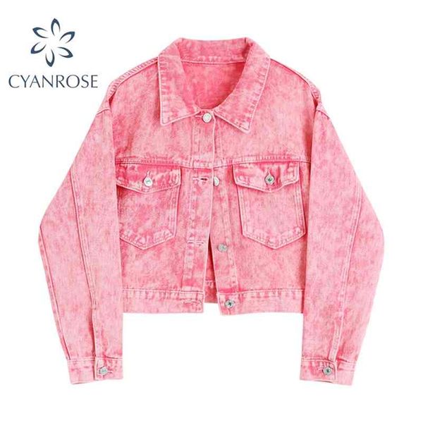 tie dye crop jacket and coats for women spring oversize street harajuku long sleeve vintage chic female short denim 210430, Black;brown
tie dye crop jacket and coats for women spring oversize street harajuku long sleeve vintage chic female short denim 210430, Black;brown
