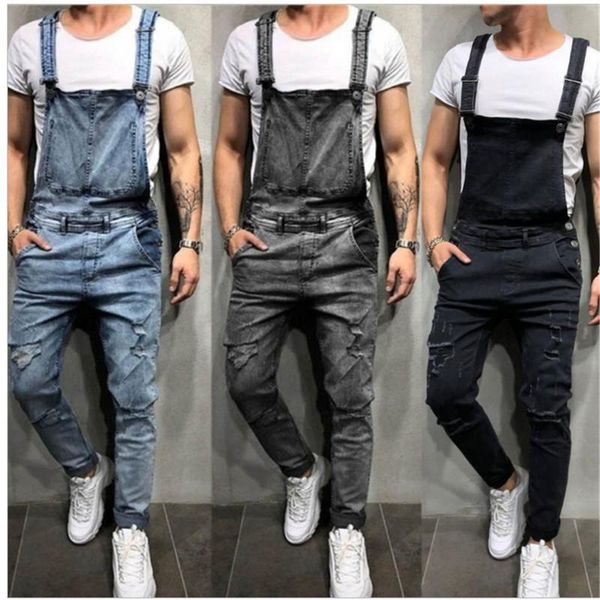 men's jeans bib full length apron overalls solid color slimming casual jumpsuit s-3xl, Blue
men's jeans bib full length apron overalls solid color slimming casual jumpsuit s-3xl, Blue