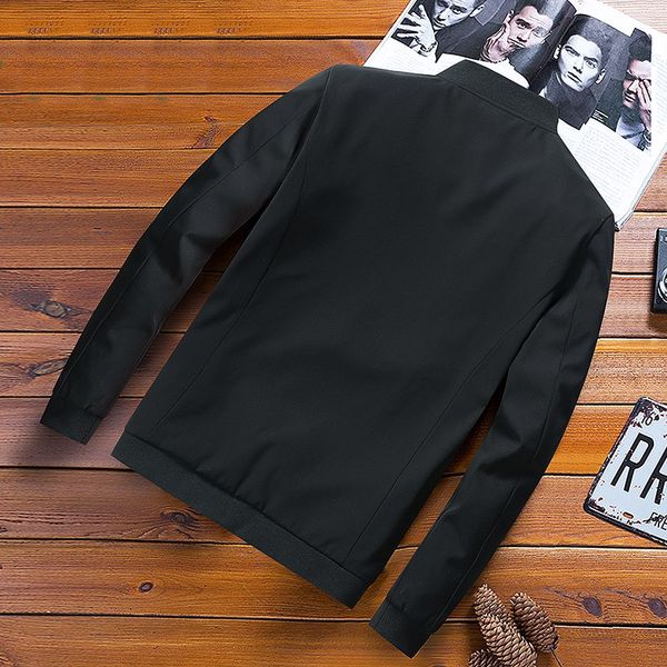 men spring autumn casual jacket coat english stand neck men simple business windproof comfort all match jacket men size 8xl, Black;brown
men spring autumn casual jacket coat english stand neck men simple business windproof comfort all match jacket men size 8xl, Black;brown