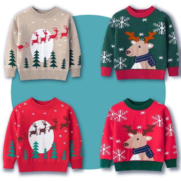 pullover christmas children's cartoon print pattern knitwear autumn and winter toddler boys girls warm sweaters, Blue
pullover christmas children's cartoon print pattern knitwear autumn and winter toddler boys girls warm sweaters, Blue