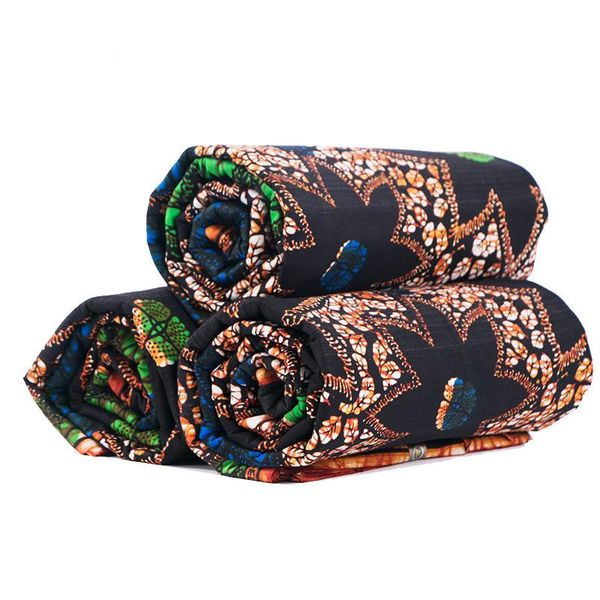 ribbon kwanzaa print real wax fabric 6 yards/piece veritable african, Pink;blue
ribbon kwanzaa print real wax fabric 6 yards/piece veritable african, Pink;blue