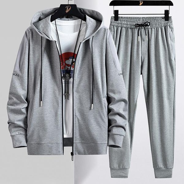 men's tracksuits 2021 autumn black grey zipper hoodie tracksuit men sportswear cotton casual men's hooded sets 2 piece jogger sweat, Gray
men's tracksuits 2021 autumn black grey zipper hoodie tracksuit men sportswear cotton casual men's hooded sets 2 piece jogger sweat, Gray