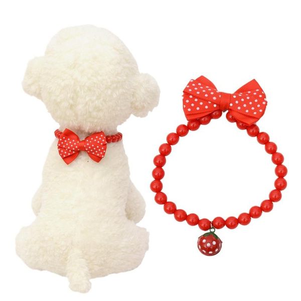 dog collars & leashes pearl collar pet bow cute cat bell necklace puppy supplies harness accessories strawberry adjustable stuff
dog collars & leashes pearl collar pet bow cute cat bell necklace puppy supplies harness accessories strawberry adjustable stuff