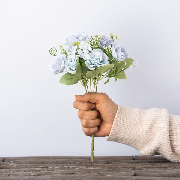 decorative flowers & wreaths 1 bunch 10 heads artificial hydrangea fake flower blossoms bouquet wedding decor
decorative flowers & wreaths 1 bunch 10 heads artificial hydrangea fake flower blossoms bouquet wedding decor