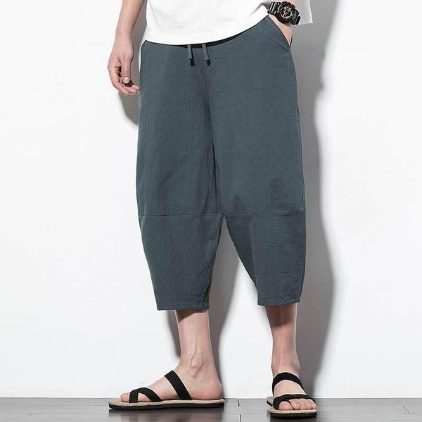 men's pants m-6xl 7xl plus size men 2021 beach male casual calf-length cotton linen vintage man carp baggy loose trousers, Black
men's pants m-6xl 7xl plus size men 2021 beach male casual calf-length cotton linen vintage man carp baggy loose trousers, Black