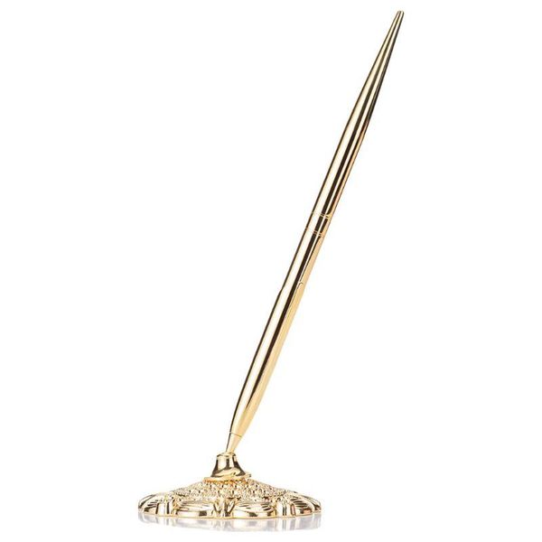 retro metal ballpoint pen attached base stand desk office counter wedding guest sign signature pens, Blue;orange
retro metal ballpoint pen attached base stand desk office counter wedding guest sign signature pens, Blue;orange