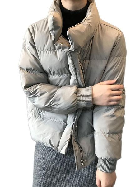 women's down & parkas 2021 winter thickened warm bread clothes korean cotton stand collar coat women, Black
women's down & parkas 2021 winter thickened warm bread clothes korean cotton stand collar coat women, Black