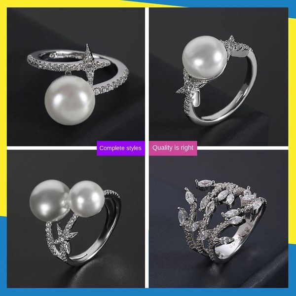 cluster rings leaf pearl diamond ring korean ins simple retro fresh personality trend temperament women can wear brand jewelry, Golden;silver
cluster rings leaf pearl diamond ring korean ins simple retro fresh personality trend temperament women can wear brand jewelry, Golden;silver