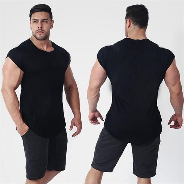 men' tank summer fashion leisure men fitness bodybuilding muscle male vest slim fit shirts cotton tee gyms clothing, White;black
men' tank summer fashion leisure men fitness bodybuilding muscle male vest slim fit shirts cotton tee gyms clothing, White;black