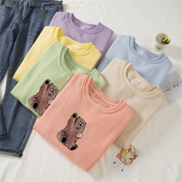 women's hoodies & sweatshirts cartoon bear sweatshirt printed pullover gothic aesthetic clothing cotton friends winter woman clothes fo, Black
women's hoodies & sweatshirts cartoon bear sweatshirt printed pullover gothic aesthetic clothing cotton friends winter woman clothes fo, Black