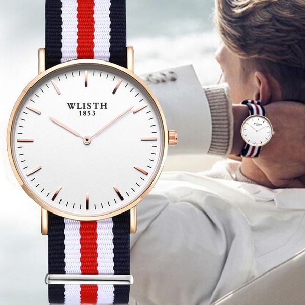 wristwatches canvas band casual quartz watch brand automatic men movement watches calendar waterproof glass italy cowhide, Slivery;brown
wristwatches canvas band casual quartz watch brand automatic men movement watches calendar waterproof glass italy cowhide, Slivery;brown