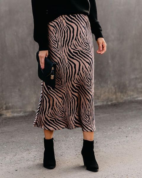 skirts zebra stripe women midi skirt high waist straight animal print female bottom leisure party night club ladies, Black
skirts zebra stripe women midi skirt high waist straight animal print female bottom leisure party night club ladies, Black