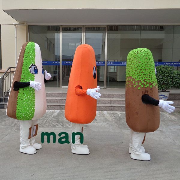 mascot costumes colorful popsicle ice cream bar ice-lolly ice candy mascot costume suits halloween party game outfit adults, Red;yellow
mascot costumes colorful popsicle ice cream bar ice-lolly ice candy mascot costume suits halloween party game outfit adults, Red;yellow