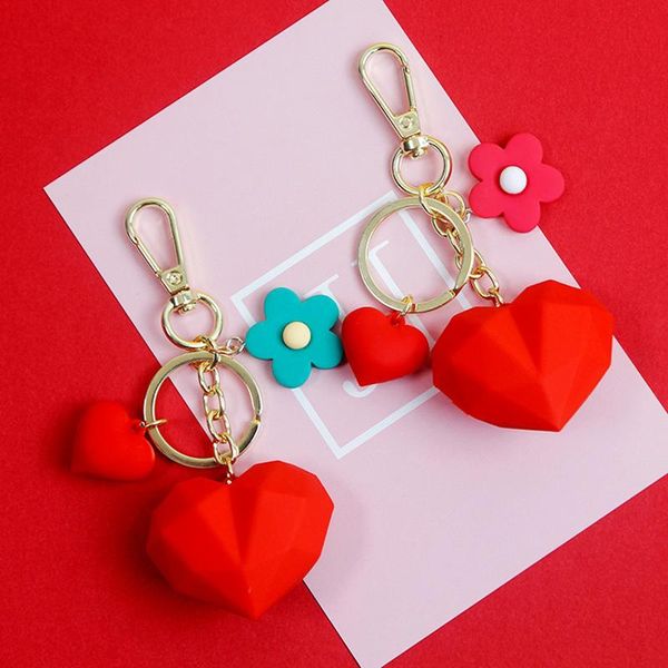 keychains geometric red love key ring pendant creative personality car bag cute men and women chain ornaments, Silver
keychains geometric red love key ring pendant creative personality car bag cute men and women chain ornaments, Silver
