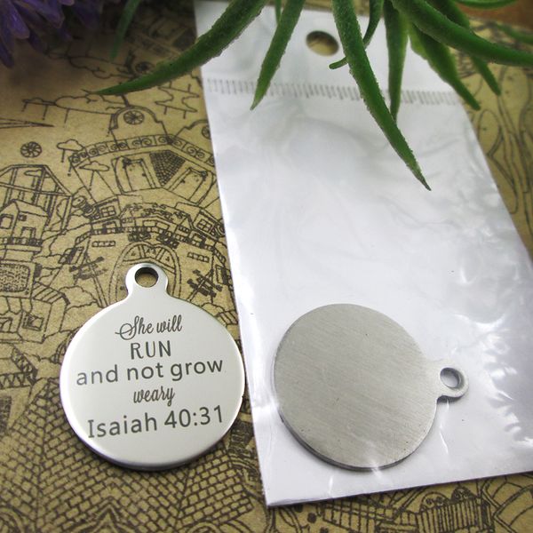 40pcs--stainless steel charms"she will run and not grow weary isaiah 40:31" more style choosing diy pendants fo necklace, Bronze;silver
40pcs--stainless steel charms"she will run and not grow weary isaiah 40:31" more style choosing diy pendants fo necklace, Bronze;silver