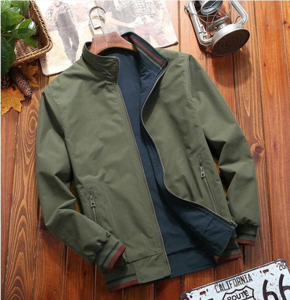 quality double side bomber solid casual jacket men spring autumn outerwear mandarin sportswear mens jackets for male coats m-5xl men's, Black;brown
quality double side bomber solid casual jacket men spring autumn outerwear mandarin sportswear mens jackets for male coats m-5xl men's, Black;brown
