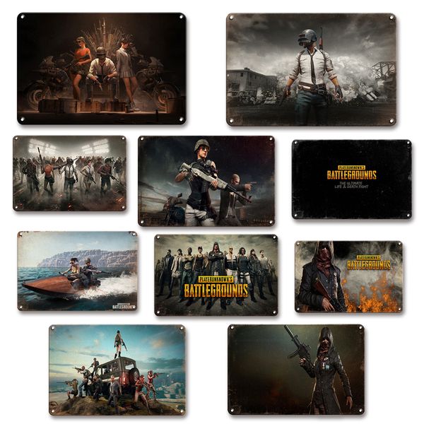 personalized gamer room decor plaques vintage pubg metal tin sign for man cave net bar decoration metal plate antique collection
personalized gamer room decor plaques vintage pubg metal tin sign for man cave net bar decoration metal plate antique collection