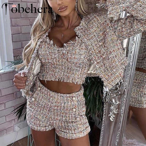 women's suits & blazers glamaker winter coat women blazer tweed three-piece suit outwear jacket short plaid autumn office ladies street, White;black
women's suits & blazers glamaker winter coat women blazer tweed three-piece suit outwear jacket short plaid autumn office ladies street, White;black