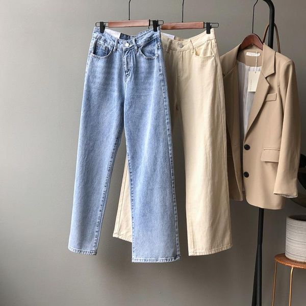 women's jeans high waist women straight leg pants summer ladies femme casual pantalon trousers vintage loose harem denim, Blue
women's jeans high waist women straight leg pants summer ladies femme casual pantalon trousers vintage loose harem denim, Blue