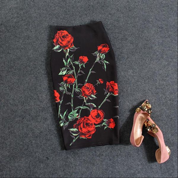 fashion women skirt flower red roses print pencil skirts lady midi saias female faldas girls black bottoms s 4xl wholesale
fashion women skirt flower red roses print pencil skirts lady midi saias female faldas girls black bottoms s 4xl wholesale