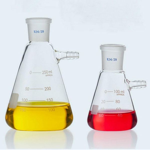 1piece 25ml to 1000ml boro 3.3 filtering flask with standard ground mouth erlenmeyer single hose filter lab glassware supplies
1piece 25ml to 1000ml boro 3.3 filtering flask with standard ground mouth erlenmeyer single hose filter lab glassware supplies
