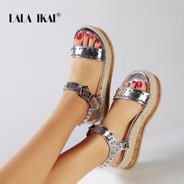 wedges shoes for women high heels sandals buckle strap gold silver sandalia feminina 014c3394-4, Black
wedges shoes for women high heels sandals buckle strap gold silver sandalia feminina 014c3394-4, Black