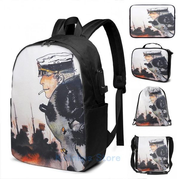 backpack funny graphic print corto soldiers usb charge men school bags women bag travel laptop
backpack funny graphic print corto soldiers usb charge men school bags women bag travel laptop