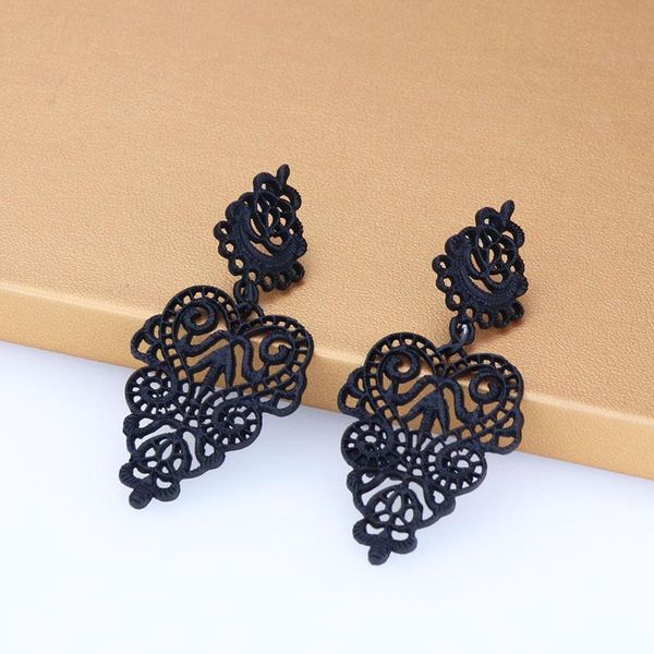 stud vintage bohemian black gold color hollow geometric earrings for women ethnic long multilayer female party jewelry, Golden;silver
stud vintage bohemian black gold color hollow geometric earrings for women ethnic long multilayer female party jewelry, Golden;silver