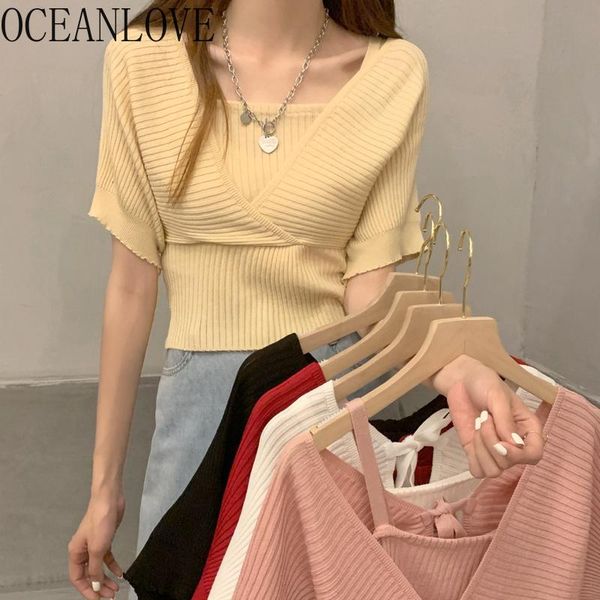 women's t-shirt oceanlove t shirt women fake 2 pcs summer solid korean short camisetas de mujer sleeve slim vintage ropa, White
women's t-shirt oceanlove t shirt women fake 2 pcs summer solid korean short camisetas de mujer sleeve slim vintage ropa, White
