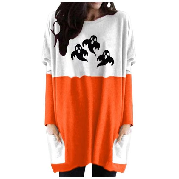 women's hoodies & sweatshirts women loose casual sweatshirt woman hooded halloween ghost pumpkin printed oversize hip hop pullover clo, Black 
women's hoodies & sweatshirts women loose casual sweatshirt woman hooded halloween ghost pumpkin printed oversize hip hop pullover clo, Black