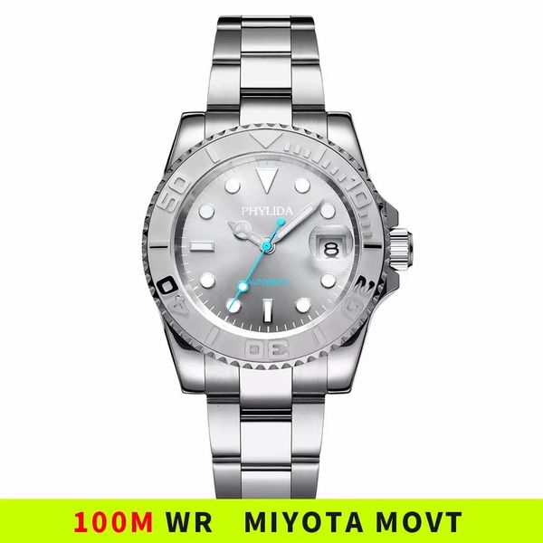 phylida 100m relogwater slip yacht luxury style otamatone men automatic watch miyota sapphire crystal ceramic bezel poison, Slivery;brown
phylida 100m relogwater slip yacht luxury style otamatone men automatic watch miyota sapphire crystal ceramic bezel poison, Slivery;brown