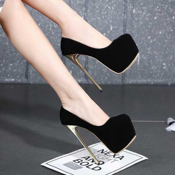 dress shoes 16cm high heel thin black single women's spring and autumn show waterproof platform night club sexy
dress shoes 16cm high heel thin black single women's spring and autumn show waterproof platform night club sexy