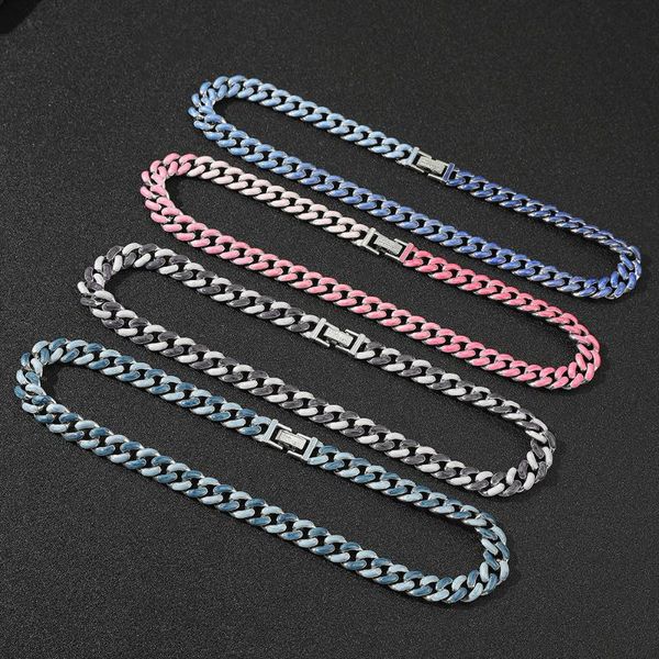 pendant necklaces style cuban necklace women men metal gradient pendants punk hip hop accessories jewelry hanging decorations, Silver
pendant necklaces style cuban necklace women men metal gradient pendants punk hip hop accessories jewelry hanging decorations, Silver