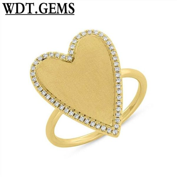rose gold brushed satin heart diamond ring womens round cut cocktail 0.12 ct cluster rings, Golden;silver
rose gold brushed satin heart diamond ring womens round cut cocktail 0.12 ct cluster rings, Golden;silver