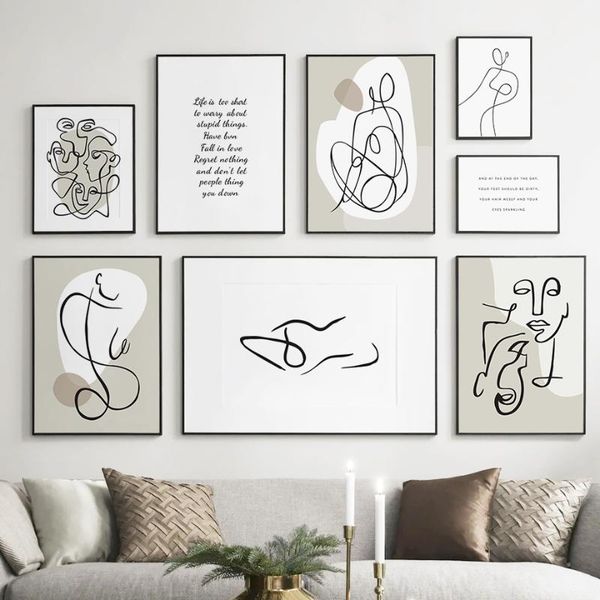 paintings abstract body face line art of black and white block wall canvas painting nordic posters prints living room picture
paintings abstract body face line art of black and white block wall canvas painting nordic posters prints living room picture