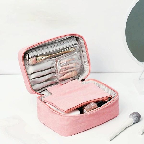 waterproof makeup bags travel handle cosmetic bag large capacity organizer storage women mult make up box & cases
waterproof makeup bags travel handle cosmetic bag large capacity organizer storage women mult make up box & cases