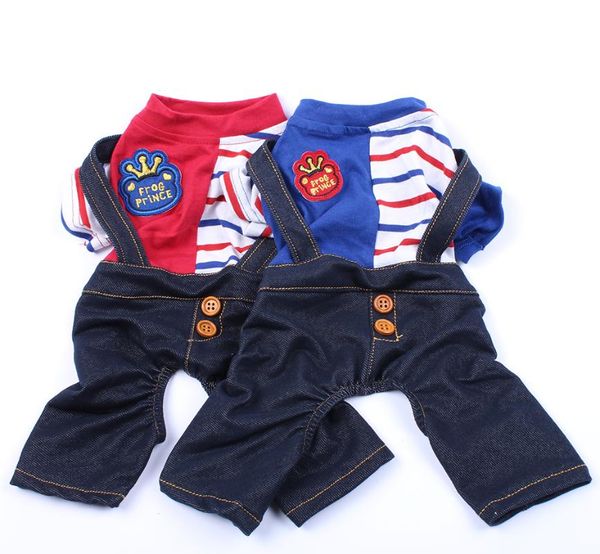 dog cat striped jumpsuit rompers t-shirt pet puppy coat shirt spring/summer apparel 2 colours 4 sizes
dog cat striped jumpsuit rompers t-shirt pet puppy coat shirt spring/summer apparel 2 colours 4 sizes