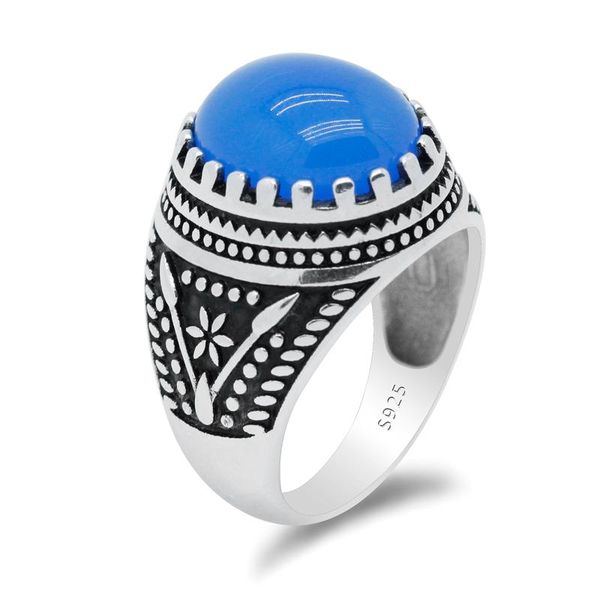 cluster rings blue agate ring for men 925 sterling silver prong setting round natural onyx stone male turkish antique jewelry, Golden;silver
cluster rings blue agate ring for men 925 sterling silver prong setting round natural onyx stone male turkish antique jewelry, Golden;silver